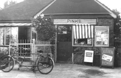 Pinks, newsagent c 1955