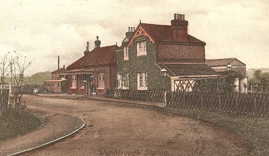 Wanborough Station about 1913