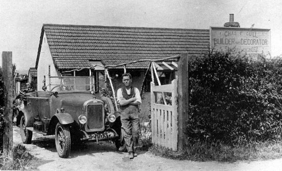 Charles Frederick Cull at Littledown c1929