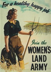 Women,s Land Army poster