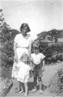 Mike and sister Mavis with Mum