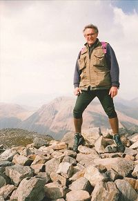 John Barton at Scarfell Pike