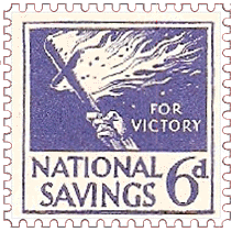 6d Saving Stamp - Click to Return