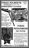 Automatic Windscreen Cleaner and Air Filter  1927