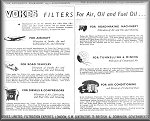 Filters For Air, Oil and Fuel Oil 1943