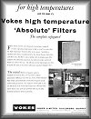 Vokes High Temperature 'Absolute' Filters 1958