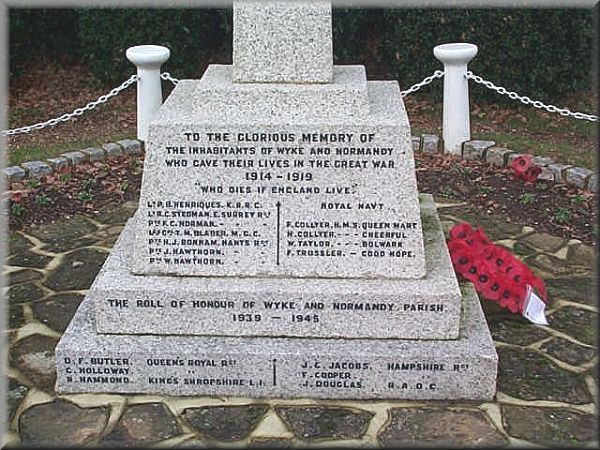 Normandy War Memorial - South Side of Base